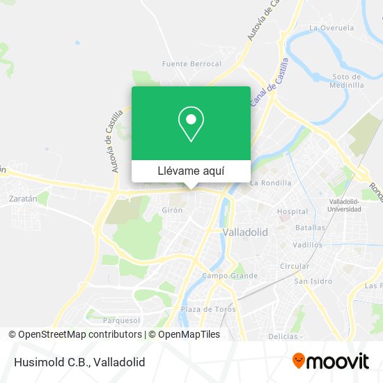 Mapa Husimold C.B.