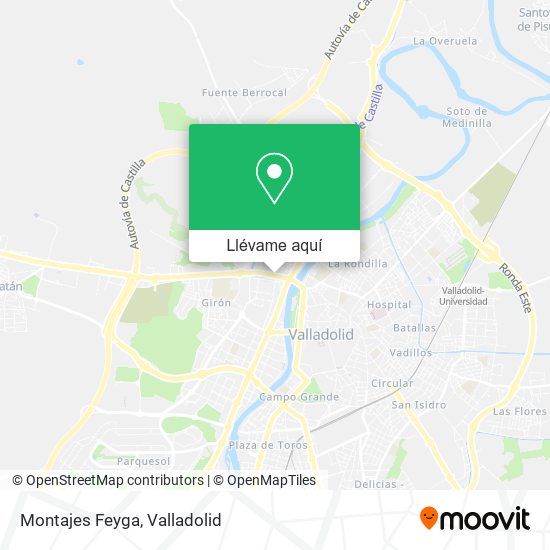Mapa Montajes Feyga