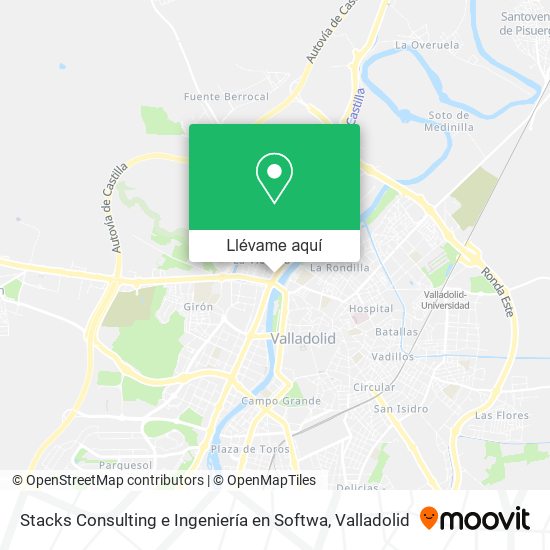 Mapa Stacks Consulting e Ingeniería en Softwa