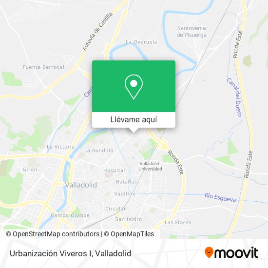Mapa Urbanización Viveros I
