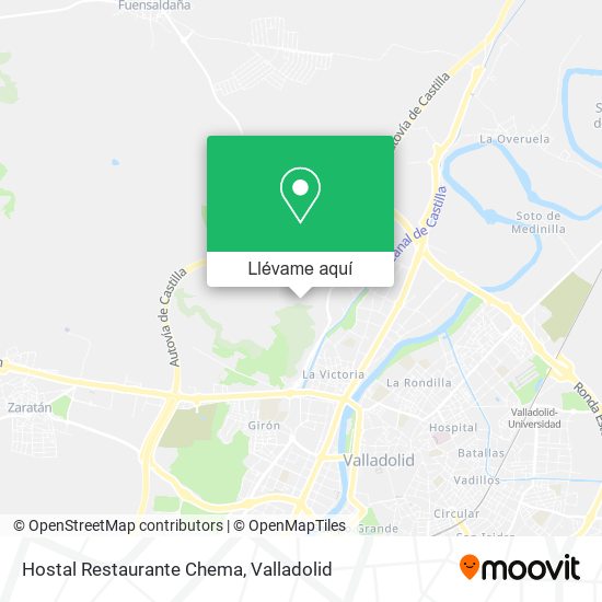 Mapa Hostal Restaurante Chema