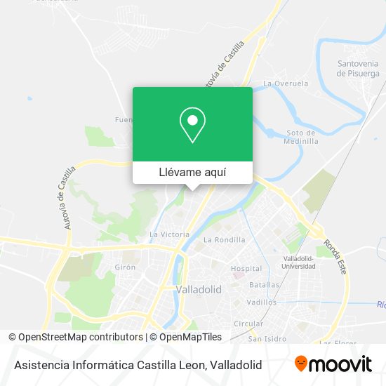 Mapa Asistencia Informática Castilla Leon