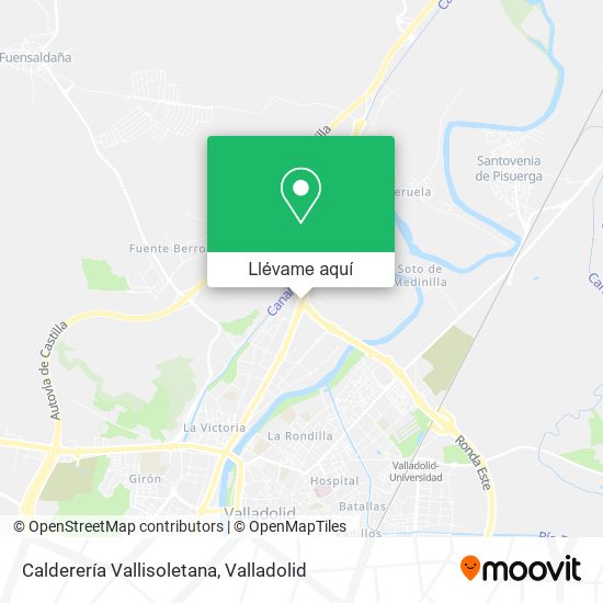 Mapa Calderería Vallisoletana