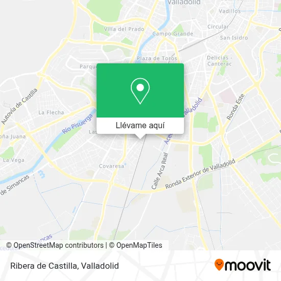 Mapa Ribera de Castilla