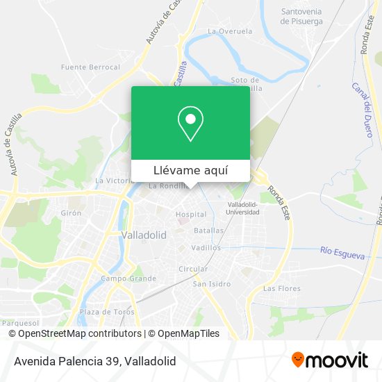 Mapa Avenida Palencia 39
