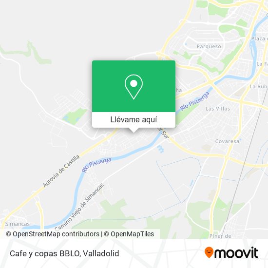Mapa Cafe y copas BBLO
