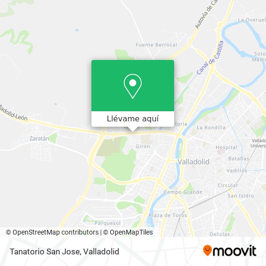 Mapa Tanatorio San Jose