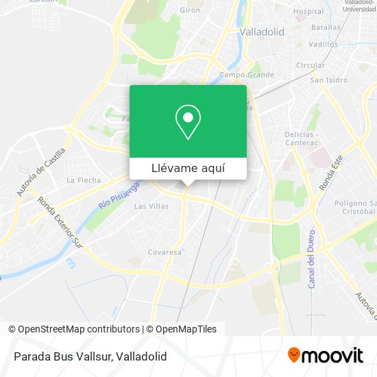 Mapa Parada Bus Vallsur
