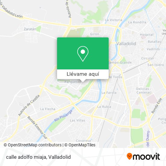 Mapa calle adolfo miaja