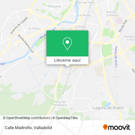 Mapa Calle Madroño
