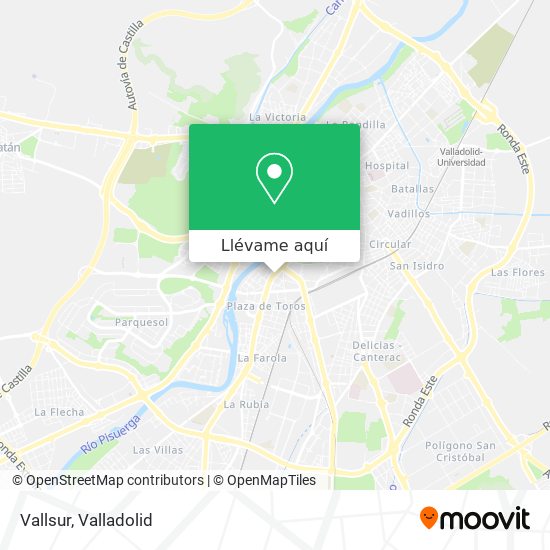 Mapa Vallsur