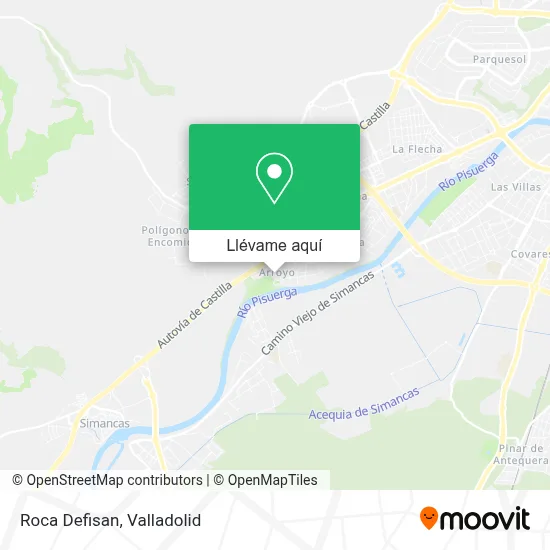Mapa Roca Defisan