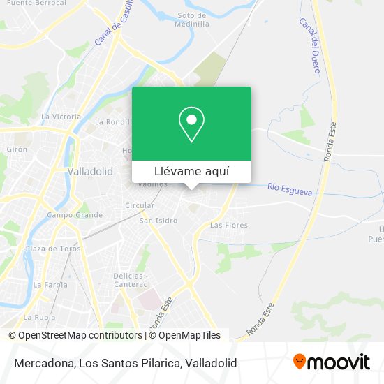 Mapa Mercadona, Los Santos Pilarica