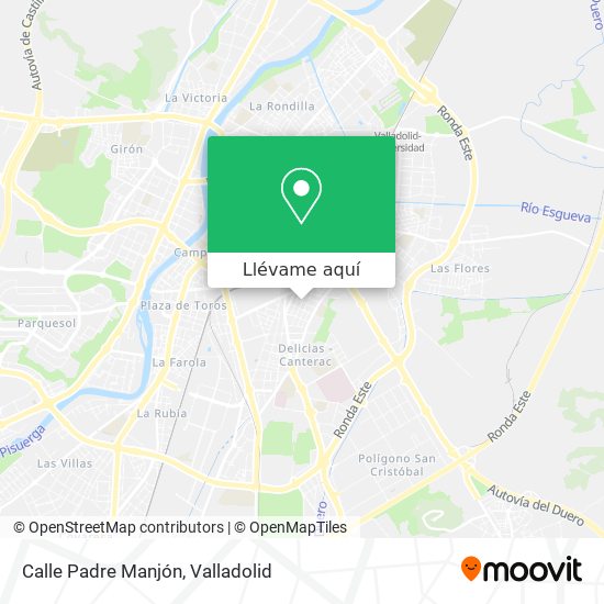 Mapa Calle Padre Manjón