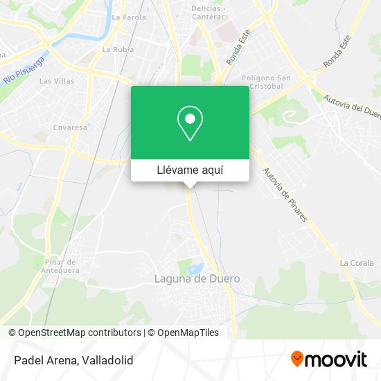 Mapa Padel Arena