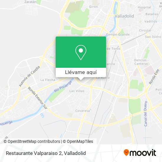 Mapa Restaurante Valparaiso 2