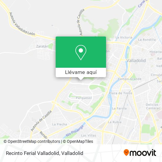 Mapa Recinto Ferial Valladolid