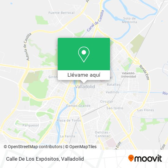 Mapa Calle De Los Expósitos