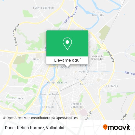 Mapa Doner Kebab Karmez
