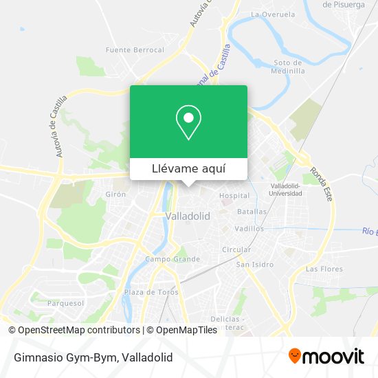 Mapa Gimnasio Gym-Bym