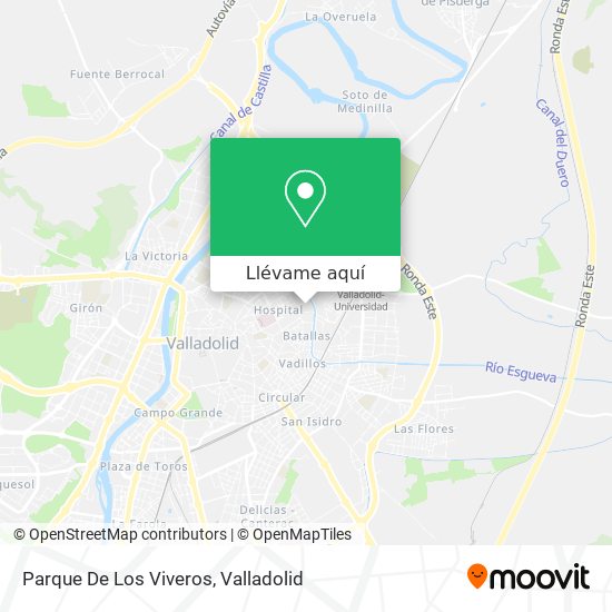 Mapa Parque De Los Viveros