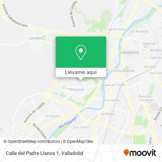 Mapa Calle del Padre Llanos 1