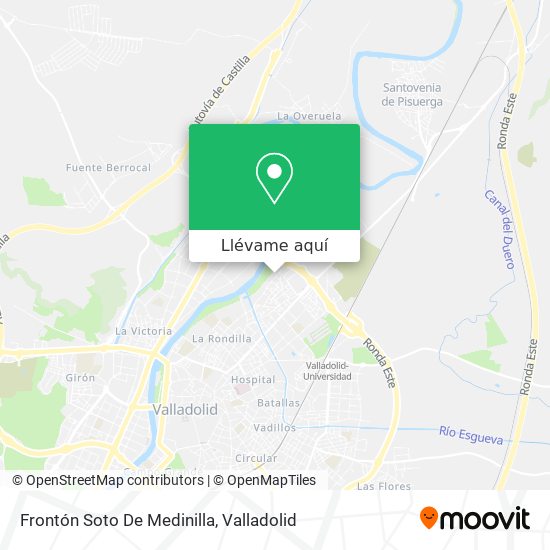 Mapa Frontón Soto De Medinilla