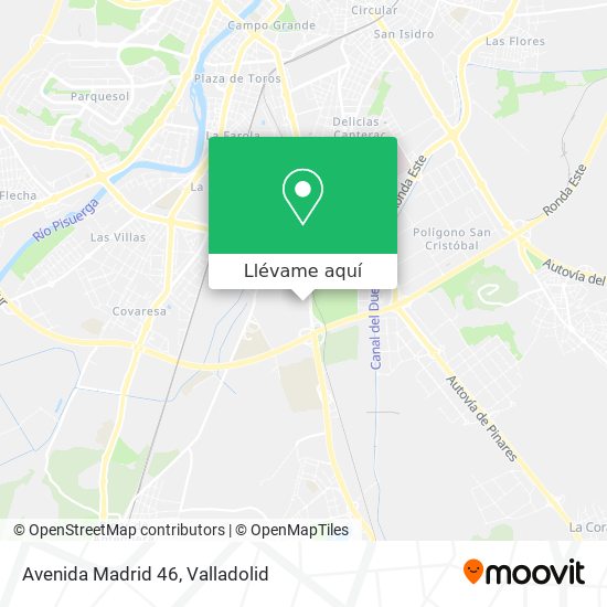 Mapa Avenida Madrid 46