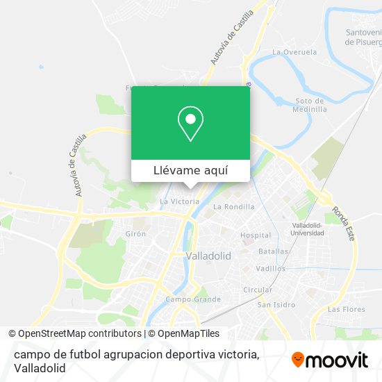 Mapa campo de futbol  agrupacion deportiva victoria