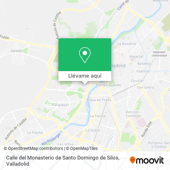 Mapa Calle del Monasterio de Santo Domingo de Silos