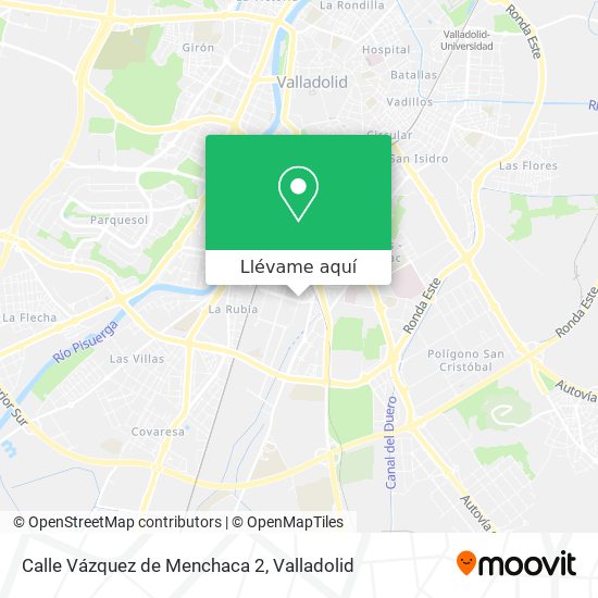 Mapa Calle Vázquez de Menchaca 2