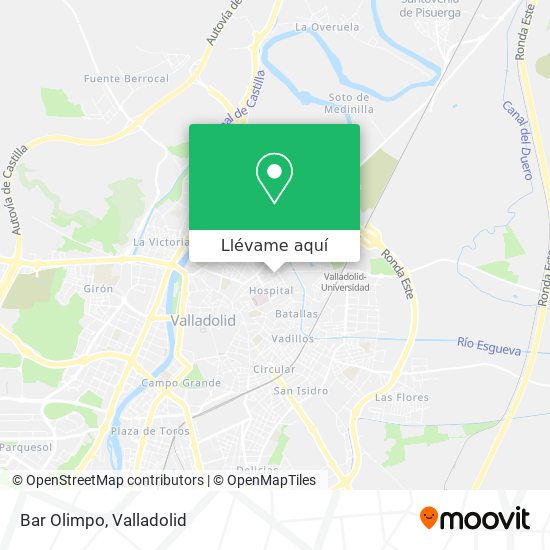 Mapa Bar Olimpo