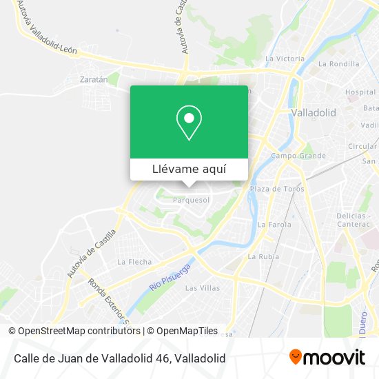Mapa Calle de Juan de Valladolid 46