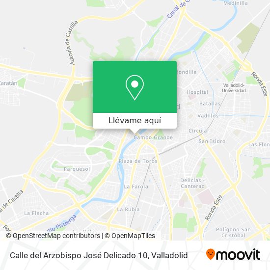 Mapa Calle del Arzobispo José Delicado 10