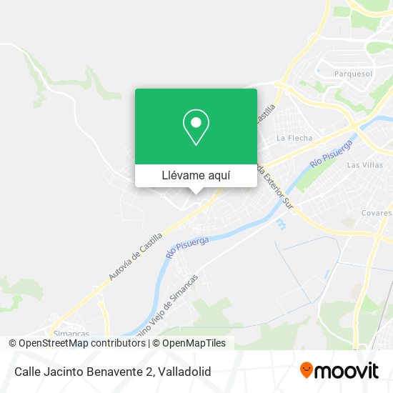Mapa Calle Jacinto Benavente 2