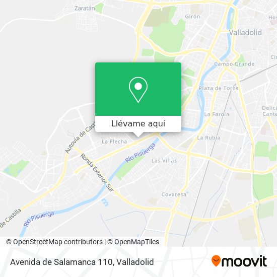 Mapa Avenida de Salamanca 110