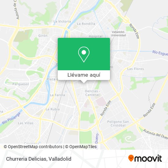 Mapa Churreria Delicias
