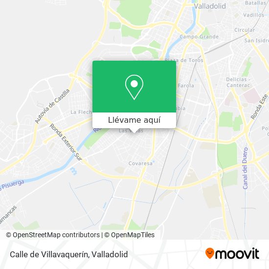 Mapa Calle de Villavaquerín
