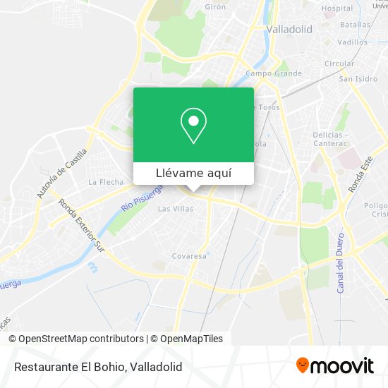 Mapa Restaurante El Bohio