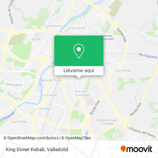 Mapa King Doner Kebab