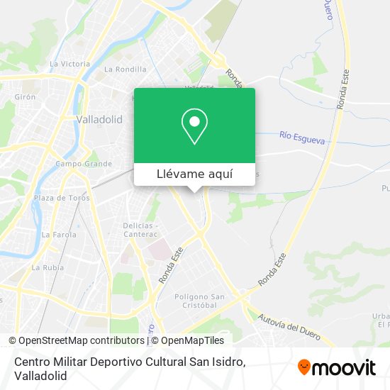 Mapa Centro Militar Deportivo Cultural San Isidro