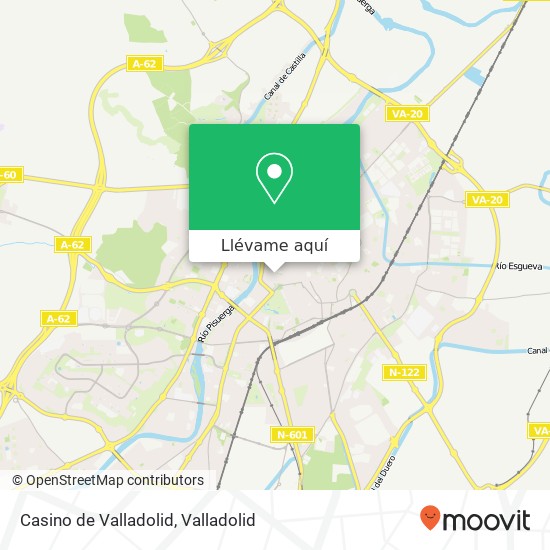 Mapa Casino de Valladolid