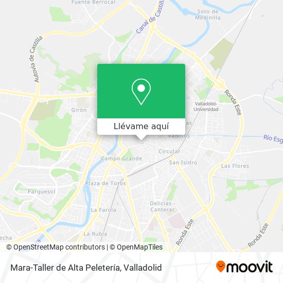 Mapa Mara-Taller de Alta Peletería