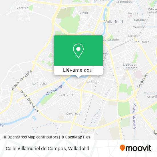 Mapa Calle Villamuriel de Campos