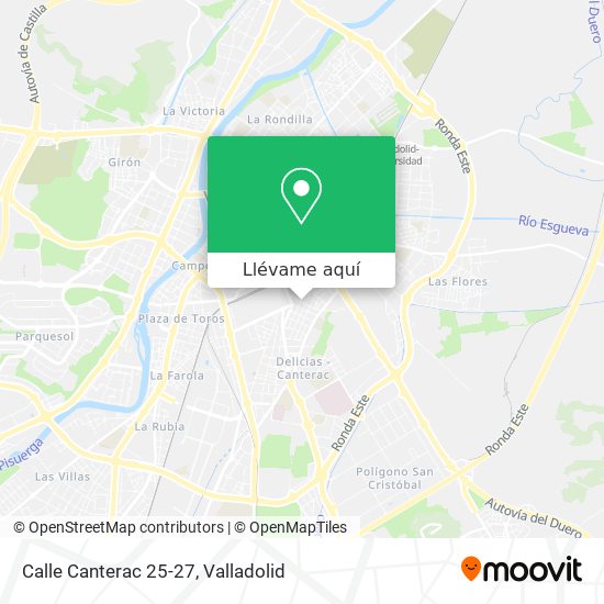 Mapa Calle Canterac 25-27