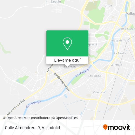 Mapa Calle Almendrera 9