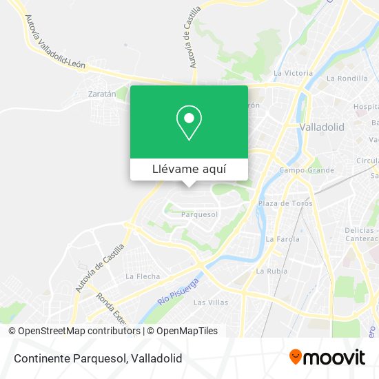 Mapa Continente Parquesol
