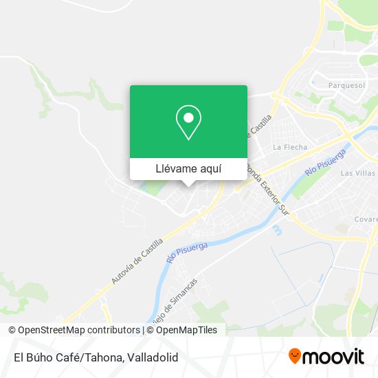 Mapa El Búho Café/Tahona