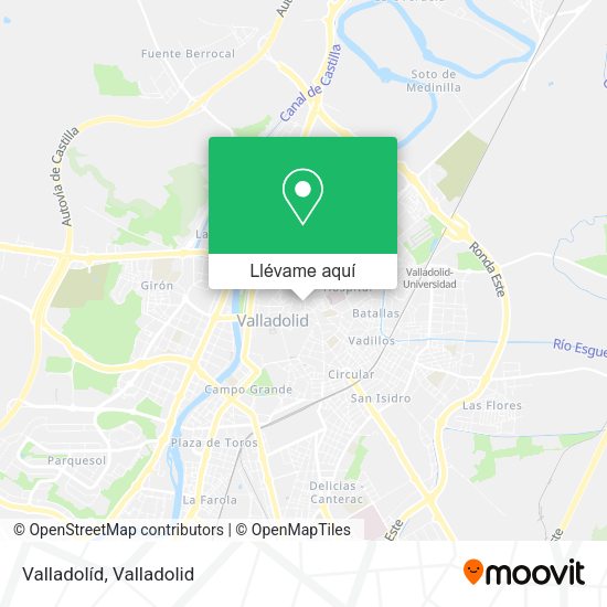 Mapa Valladolíd