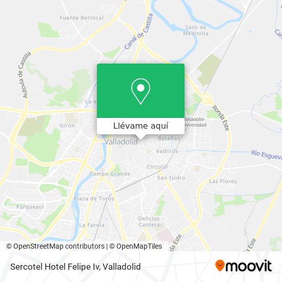 Mapa Sercotel Hotel Felipe Iv